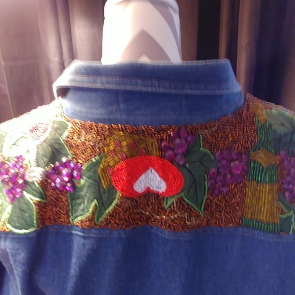 SOLD! Beautiful jean jacket! SOLD!!! - Picture 5 of 5